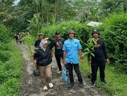 Wujudkan Kepedulian Lingkungan dan Kemanusiaan, Bakal Calon Lurah Moga “Mas Izun” Gelar Aksi Tanam Pohon dan Donor Darah