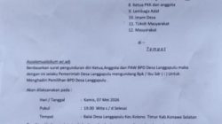 Tuding Kades Langgar Prosedur PAW, Ketua BPD Langgapulu Siap Tempuh Jalur Hukum ke Polda Sultra
