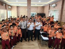 Dishub Gresik Edukasi Siswa MINU Trate Budayakan Tertib Berlalu Lintas Sejak Dini