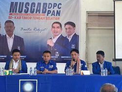 Buka Muscab PAN TTS, Simon Kamlasi Tegaskan Politik Harus Dibangun dari Kerja Nyata untuk Rakyat