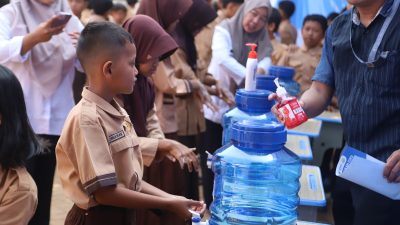 Dinkes Kabupaten Tangerang Gelar Kampanye CTPS di SDN Kiarapayung, Tanamkan PHBS Sejak Dini