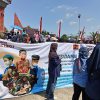 Ribuan Warga Gelar Aksi Damai di Blitar, Minta Program MBG Tetap Berjalan