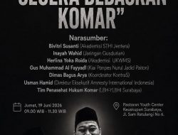 JARAK Gelar Konferensi Pers, Soroti Kasus Komar dan Dugaan Kriminalisasi Aktivisme Sipil