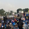 Mahasiswa PB PMII Demo di Depan Gedung DPR, Sampaikan Lima Tuntutan kepada Pemerintah