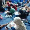 Lomba Mewarnai Damar Kurung Awali Pembukaan Rumah Kreasi Damar Kurung Gresik