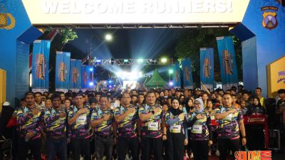 Polres Jombang Gelar Bhayangkara Night Run 2026, Ribuan Peserta Ramaikan Kampanye Hidup Sehat pada Hari Bhayangkara ke-80