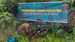 Ketua FORKI dan FKGOR Dairi Gelar Penanaman Pohon Bersama Yonif 125 B/C, Wujudkan Kepedulian Lingkungan