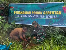 Ketua FORKI dan FKGOR Dairi Gelar Penanaman Pohon Bersama Yonif 125 B/C, Wujudkan Kepedulian Lingkungan