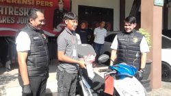 Satreskrim Polres Jombang Ringkus Empat Spesialis Curanmor, Sejumlah Kendaraan Dikembalikan ke Korban