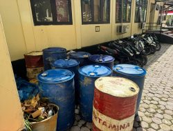 Satreskrim Polres Nagan Raya Amankan 2.000 Liter BBM Diduga Bio Solar Bersubsidi di Kecamatan Beutong