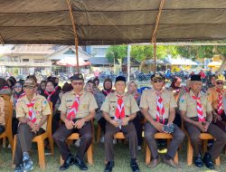 Kwarran Gerakan Pramuka Kecamatan Sojol Gelar Upacara Hari Pramuka ke-65 di Desa Siwalempu