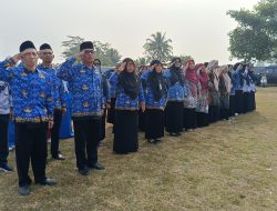 Upacara HUT ke-81 RI di Desa Kalimas Pemalang Berlangsung Khidmat