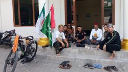 Kader Banser Asal Sumsel Kayuh Sepeda 14 Hari Hadiri Muktamar ke-35 NU di Tambakberas