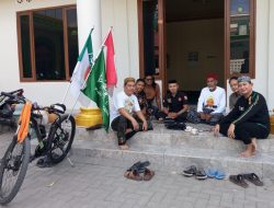 Kader Banser Asal Sumsel Kayuh Sepeda 14 Hari Hadiri Muktamar ke-35 NU di Tambakberas