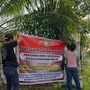 Polres Nagan Raya Pasang Spanduk Imbauan Larangan Tambang Ilegal di Lokasi Rawan