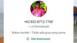 Nama Wali Kota Tanjungpinang Dicatut untuk Penipuan WhatsApp, Diskominfo Imbau Warga Waspada