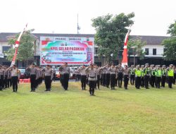 Amankan Muktamar ke-35 NU di Jombang, Polres Jombang dan BKO Polda Jatim Terjunkan Ratusan Personel