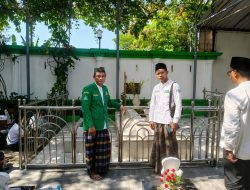 Ketua PAC GP Ansor Plemahan Kediri Napak Tilas Perjuangan Mbah Wahab di Muktamar ke-35 NU Jombang