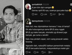 Dugaan Komentar Tak Berempati Tenaga Kesehatan terhadap Pasien BPJS Viral, RSUP Dr. Sardjito Lakukan Klarifikasi