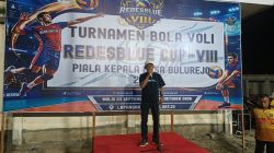 Turnamen Voli REDESBLUE CUP Ke-8 Resmi Dibuka, 32 Tim Perebutkan Piala Kades Bulurejo Gresik