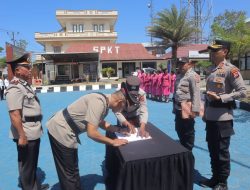 Pesan Haru Kapolres TTS di Sertijab: Jabatan Bukan Hadiah, Jangan Lupakan TTS!