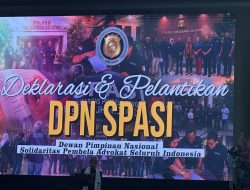 SPASI Resmi Deklarasi, Lantik 9 DPC dan 4 Lembaga Pendukung, Perjuangkan Imunitas Advokat