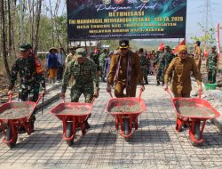 TMMD Reguler ke-130 di Klaten Resmi Dibuka! Betonisasi Jalan hingga Bedah RTLH di Desa Trucuk