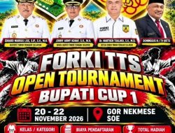 Pakai Standar Nasional FORKI, Bupati Cup I Jadi Ajang Pembibitan Atlet Karate NTT, TTS Tuan Rumah