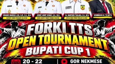 Pakai Standar Nasional FORKI, Bupati Cup I Jadi Ajang Pembibitan Atlet Karate NTT, TTS Tuan Rumah