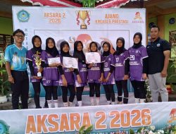 Membanggakan! SDN Ngrambe 1 Juara 1 Bola Voli Putri AKSARA 2026, Kapten Adha Okta Jadi Motor Tim