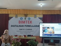 SMP N 1 Cawas Jadi Tuan Rumah Bimtek, 30 Guru Klaten Dibekali Papan Interaktif